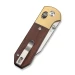 Ніж складаний кишеньковий Civivi Yonder Clip Point C25026-1, Sandvik 14C28N, дерево, коричневий