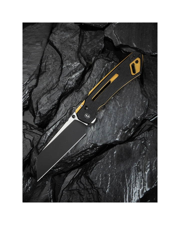 Ніж складаний тактичний Civivi Buster FG C24052-1, Nitro-V, G10, чорний