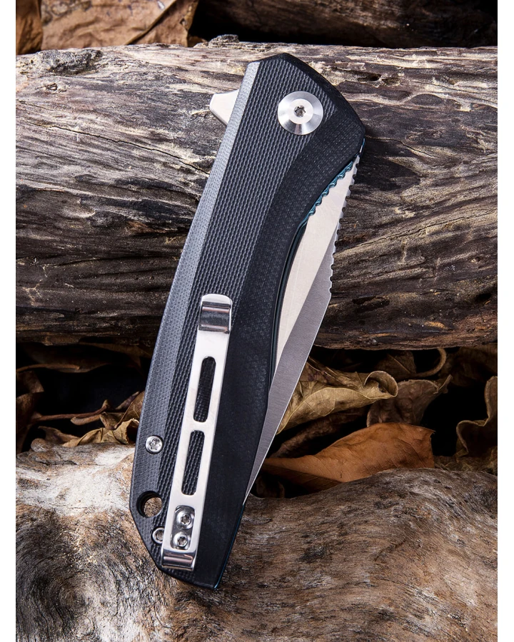 Ніж складаний туристичний Civivi Baklash C801C, 9Cr18MoV, G10, синій