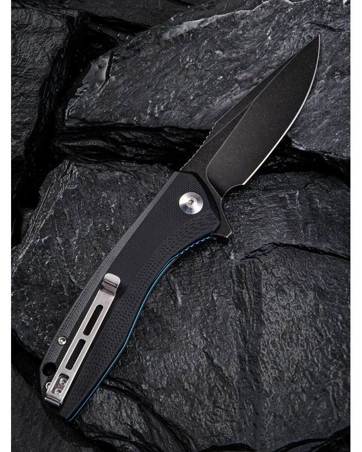 Ніж складаний туристичний Civivi Baklash C801H, 9Cr18MoV, G10, чорний