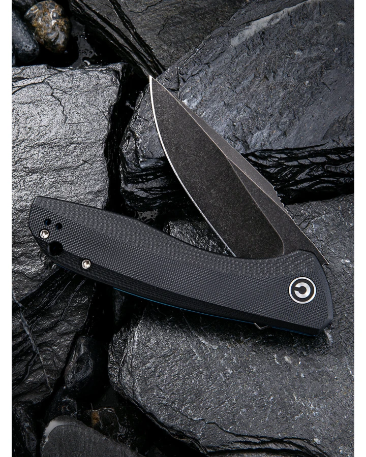 Ніж складаний туристичний Civivi Baklash C801H, 9Cr18MoV, G10, чорний