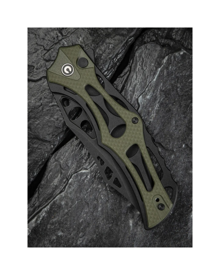 Ніж складаний туристичний Civivi Biophase C23083C-2, Nitro-V, G10, чорний