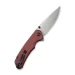 Ніж складаний туристичний Civivi Brazen C2102B, Sandvik 14C28N, G10, червоний