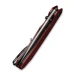 Ніж складаний туристичний Civivi Brazen C2102B, Sandvik 14C28N, G10, червоний