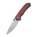 Ніж складаний туристичний Civivi Brazen C2102B, Sandvik 14C28N, G10, червоний