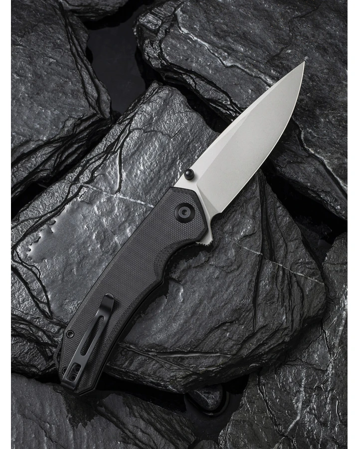 Ніж складаний туристичний Civivi Brazen C2102C, Sandvik 14C28N, G10, чорний