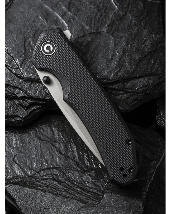 Ніж складаний туристичний Civivi Brazen C2102C, Sandvik 14C28N, G10, чорний