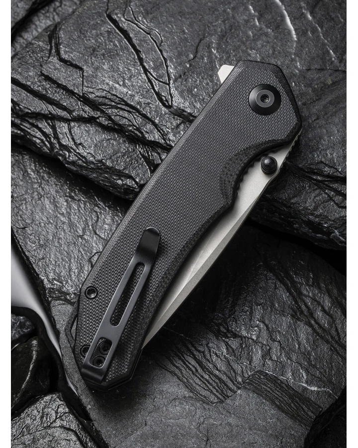 Ніж складаний туристичний Civivi Brazen C2102C, Sandvik 14C28N, G10, чорний