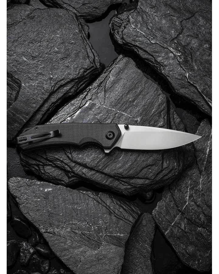 Ніж складаний туристичний Civivi Brazen C2102C, Sandvik 14C28N, G10, чорний