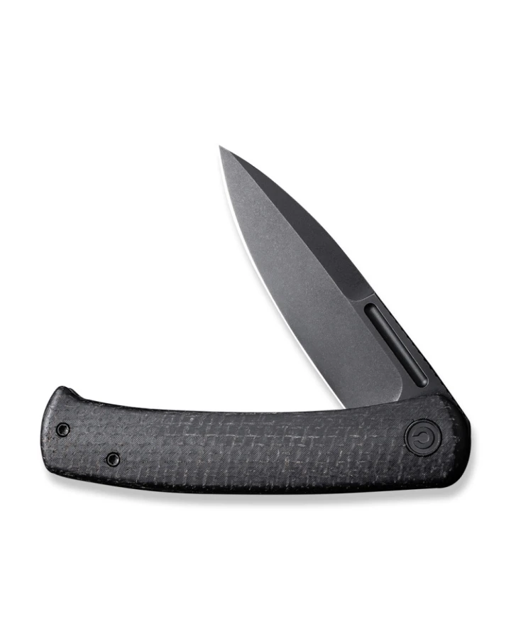 Ніж складаний туристичний Civivi Caetus Flipper C21025C-2, Sandvik 14C28N, мікарта, чорний