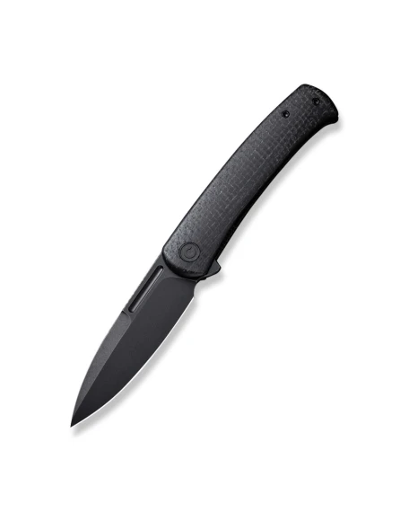 Ніж складаний туристичний Civivi Caetus Flipper C21025C-2, Sandvik 14C28N, мікарта, чорний