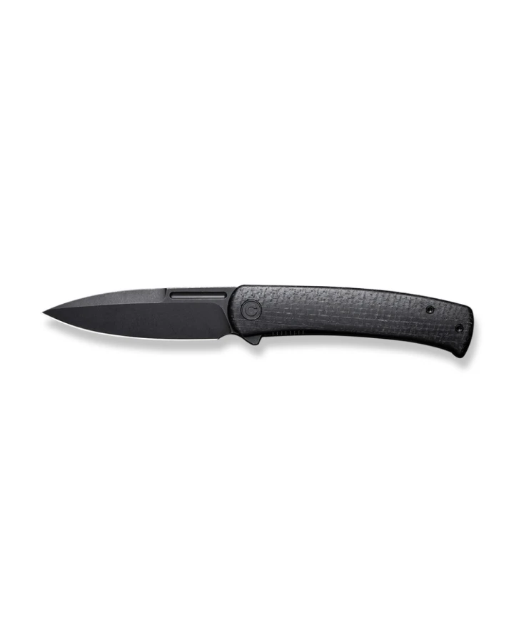 Ніж складаний туристичний Civivi Caetus Flipper C21025C-2, Sandvik 14C28N, мікарта, чорний