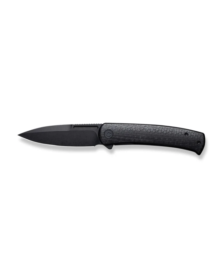 Ніж складаний туристичний Civivi Cetos C21025B-2, Sandvik 14C28N, мікарта, чорний