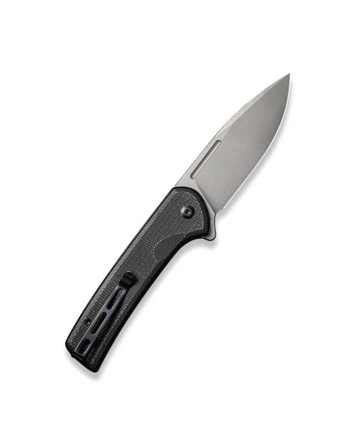 Ніж складаний туристичний Civivi Conspirator C21006-1, Nitro-V, мікарта, чорний
