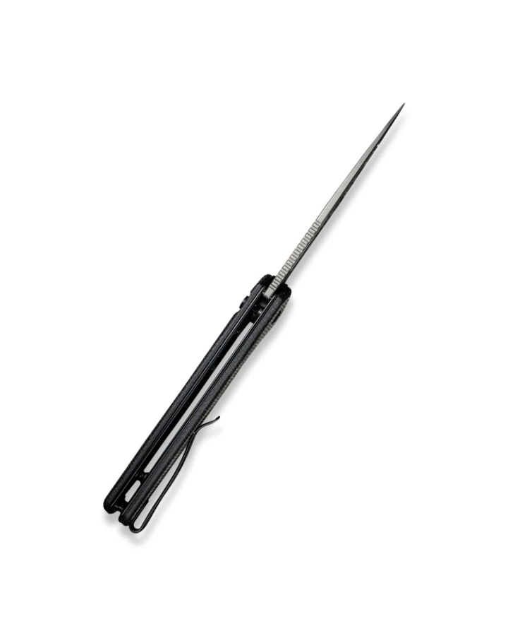 Ніж складаний туристичний Civivi Conspirator C21006-1, Nitro-V, мікарта, чорний