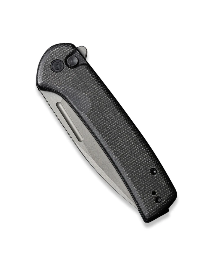 Ніж складаний туристичний Civivi Conspirator C21006-1, Nitro-V, мікарта, чорний