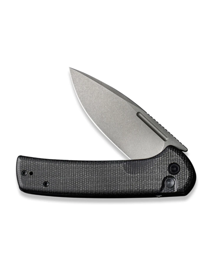Ніж складаний туристичний Civivi Conspirator C21006-1, Nitro-V, мікарта, чорний