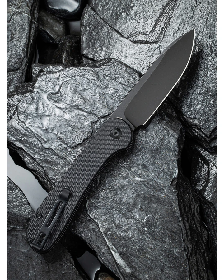 Ніж складаний туристичний Civivi Elementum Pocket C2103A, Sandvik 14C28N, G10, чорний