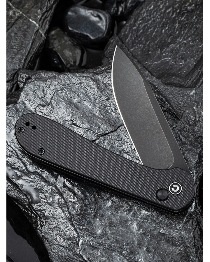 Ніж складаний туристичний Civivi Elementum Pocket C2103A, Sandvik 14C28N, G10, чорний