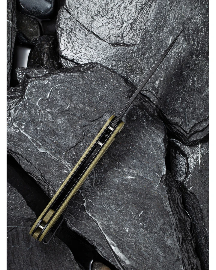 Ніж складаний туристичний Civivi Elementum Pocket C2103B, Sandvik 14C28N, мікарта, зелений