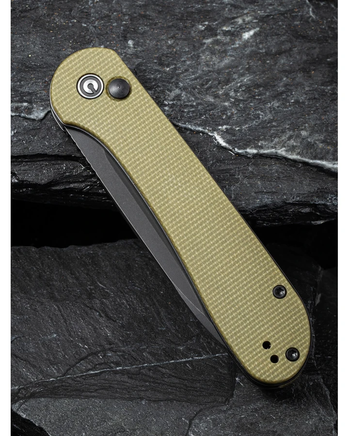 Ніж складаний туристичний Civivi Elementum Pocket C2103B, Sandvik 14C28N, мікарта, зелений