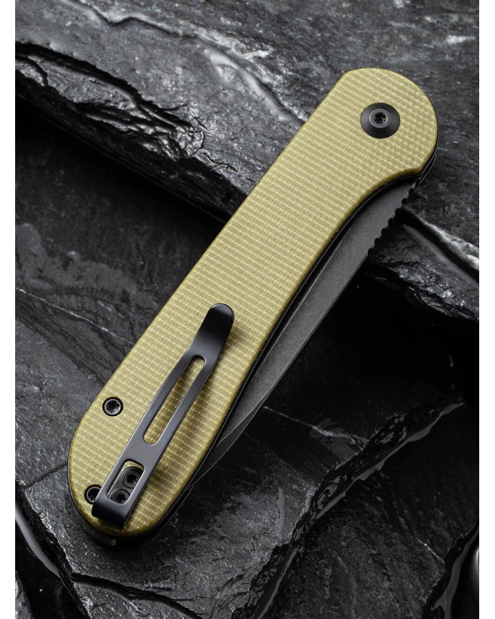 Ніж складаний туристичний Civivi Elementum Pocket C2103B, Sandvik 14C28N, мікарта, зелений