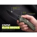 Ніж складаний туристичний Civivi Elite Brova CE25093-3, CPM-S35VN, алюміній, зелений