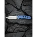 Ніж складаний туристичний Civivi Hyperpulse C23087A-2, Sandvik 14C28N, алюміній, синій