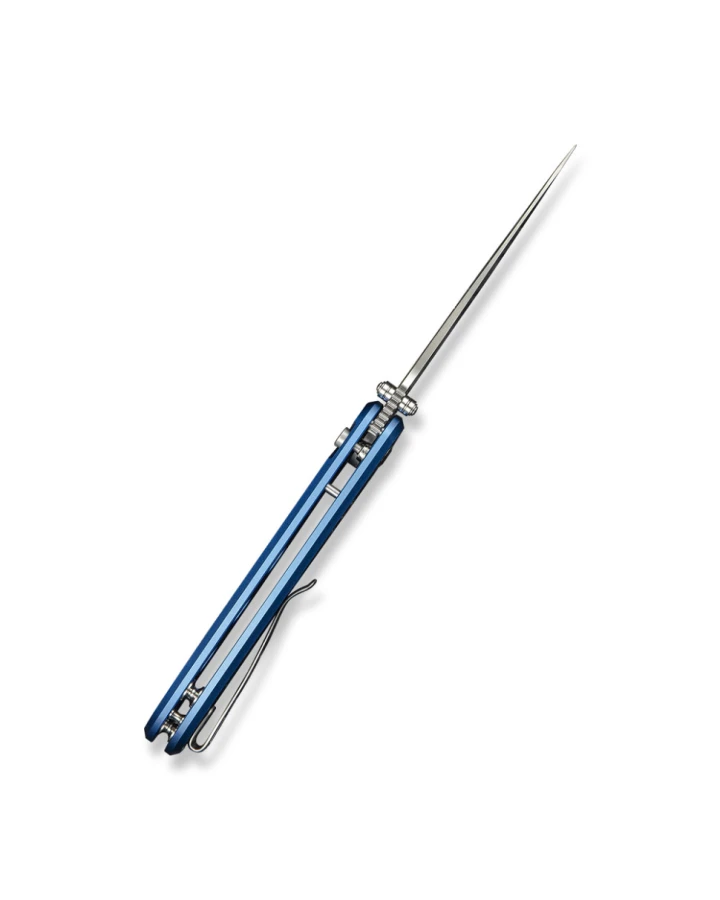 Ніж складаний туристичний Civivi Hyperpulse C23087A-2, Sandvik 14C28N, алюміній, синій