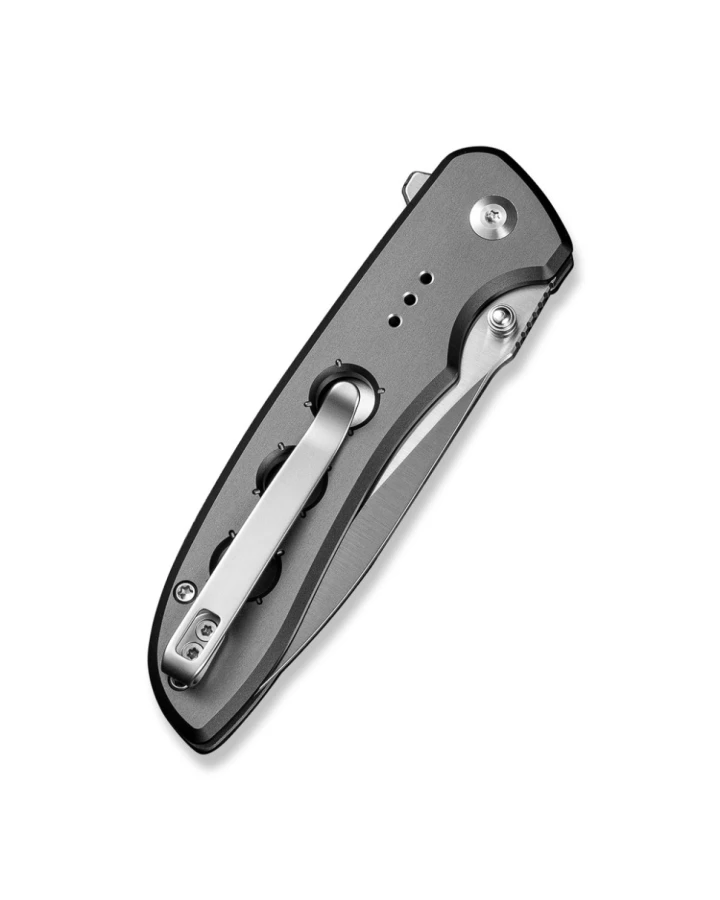 Ніж складаний туристичний Civivi Hyperpulse C23087A-3, Sandvik 14C28N, алюміній, сірий