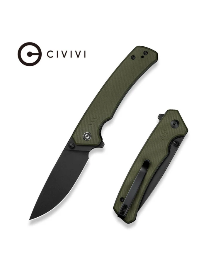 Ніж складаний туристичний Civivi Merit C24012-2, Sandvik 14C28N, G10, зелений
