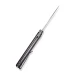 Ніж складаний туристичний Civivi Merit C24012-3, Sandvik 14C28N, мікарта, чорний