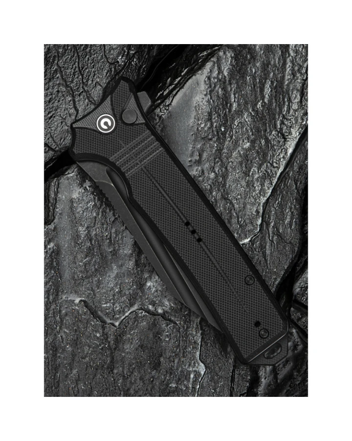 Ніж складаний туристичний Civivi Neurohaptic C23080-1, Nitro-V, G10, чорний