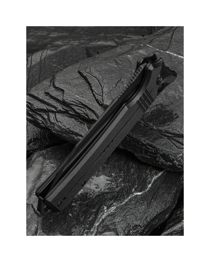 Ніж складаний туристичний Civivi Neurohaptic C23080-1, Nitro-V, G10, чорний