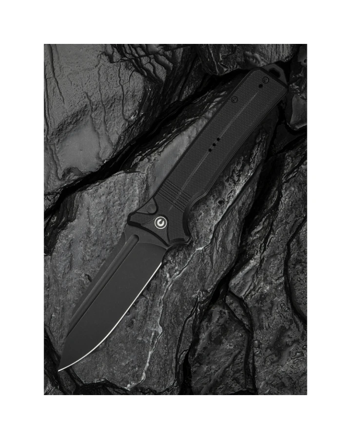 Ніж складаний туристичний Civivi Neurohaptic C23080-1, Nitro-V, G10, чорний