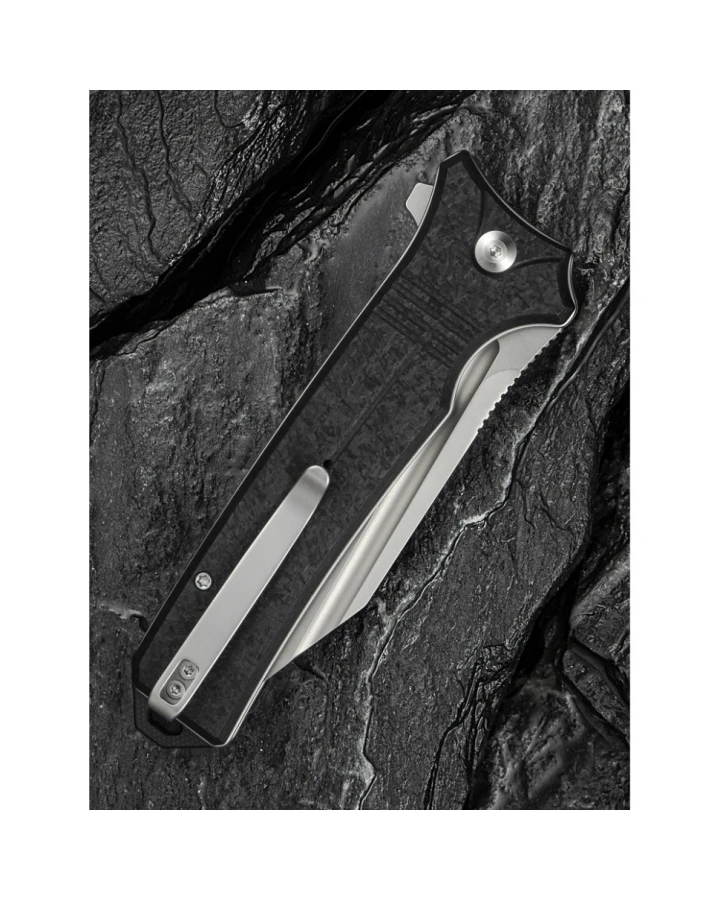 Ніж складаний туристичний Civivi Neurohaptic C23080-2, Nitro-V, G10, чорний