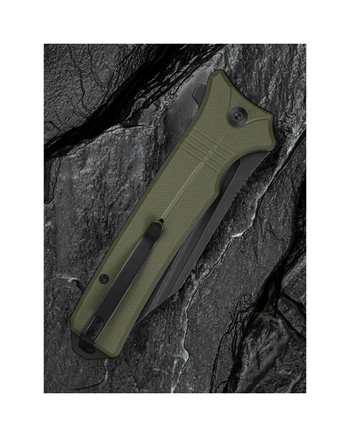 Ніж складаний туристичний Civivi Neurohaptic C23080-3, Nitro-V, G10, зелений