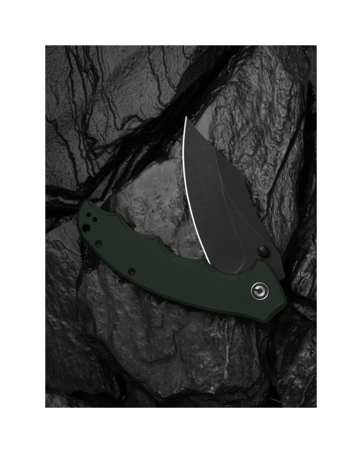 Ніж складаний туристичний Civivi Pentad C24068-2, Nitro-V, G10, зелений
