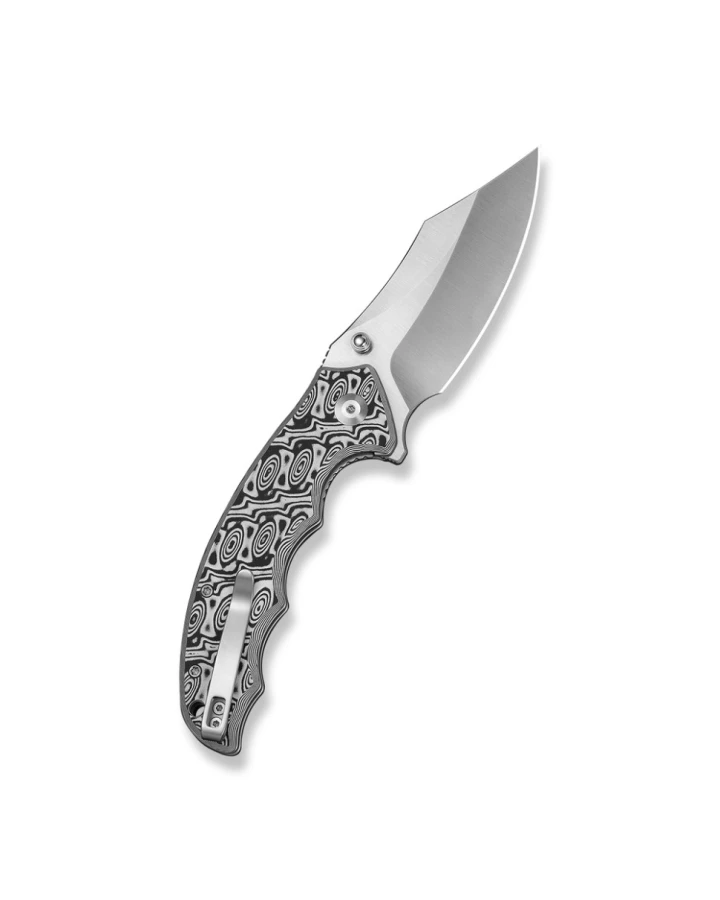 Ніж складаний туристичний Civivi Pentad C24068-3, Nitro-V, мікарта, чорний/білий