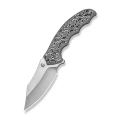 Ніж складаний туристичний Civivi Pentad C24068-3, Nitro-V, мікарта, чорний/білий