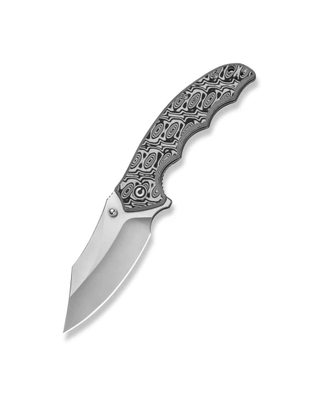 Ніж складаний туристичний Civivi Pentad C24068-3, Nitro-V, мікарта, чорний/білий