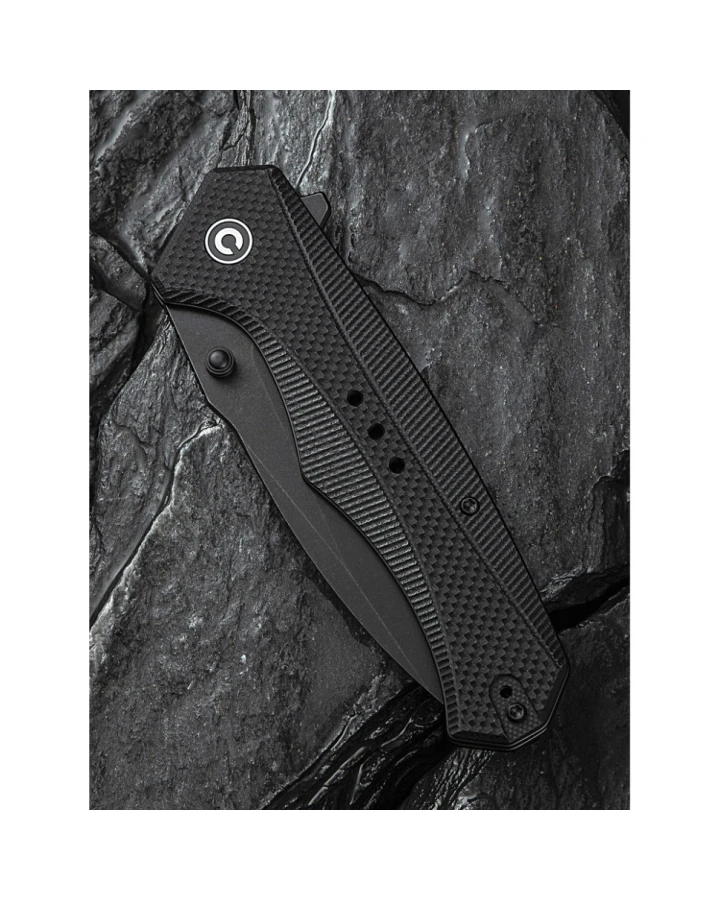 Ніж складаний туристичний Civivi Photonix C23081B-1, Sandvik 14C28N, G10, чорний