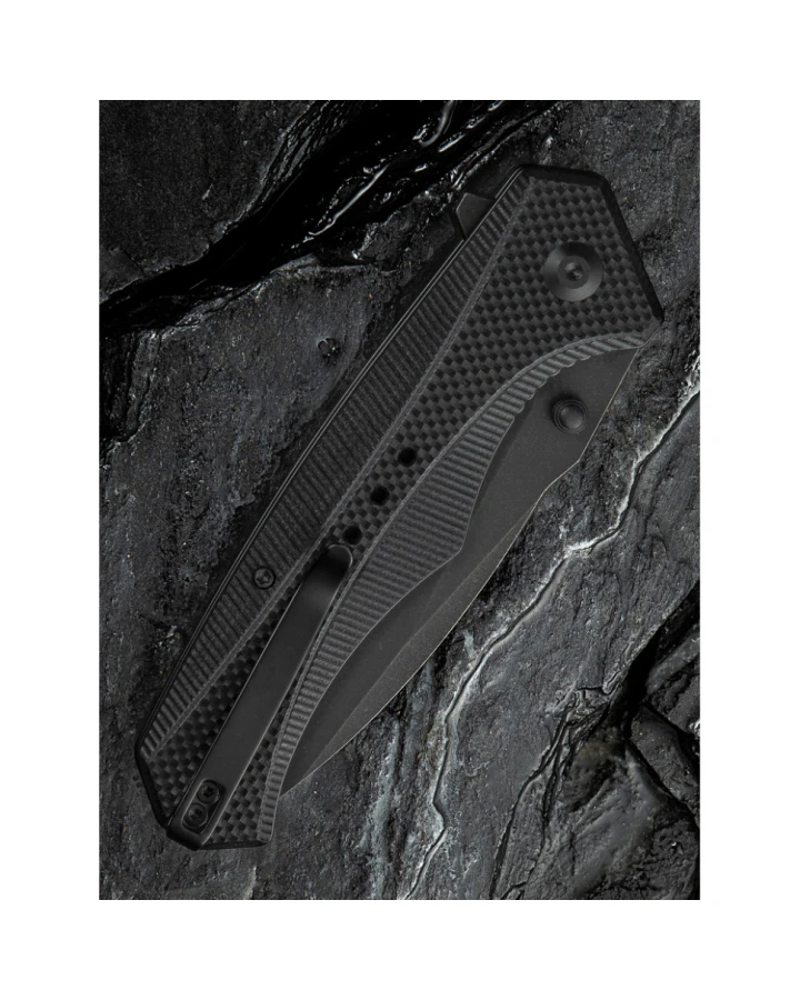 Ніж складаний туристичний Civivi Photonix C23081B-1, Sandvik 14C28N, G10, чорний