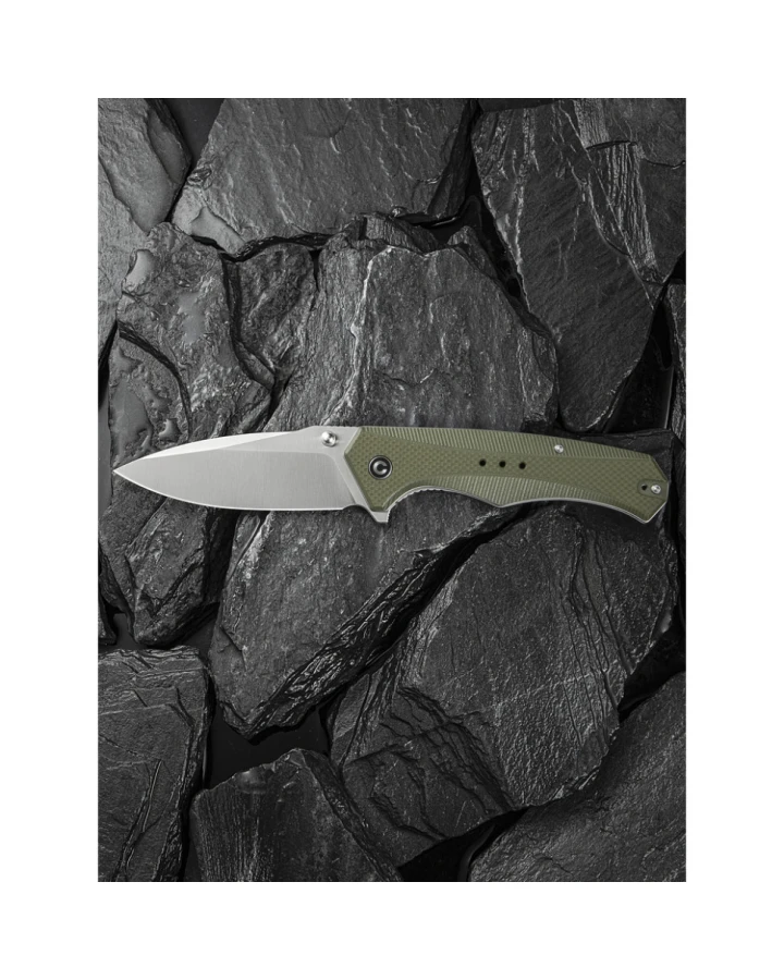 Ніж складаний туристичний Civivi Photonix C23081B-2, Sandvik 14C28N, G10, зелений