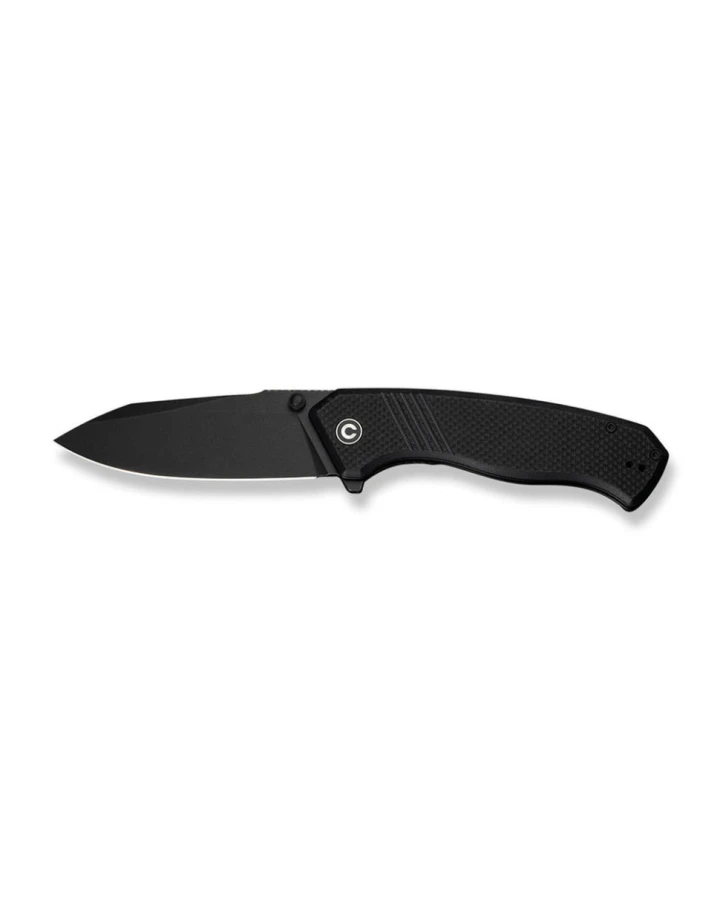 Ніж складаний туристичний Civivi Placoid C23079-1, Sandvik 14C28N, G10, чорний