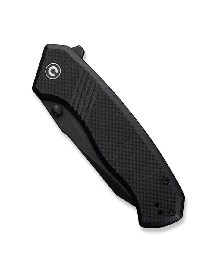 Ніж складаний туристичний Civivi Placoid C23079-1, Sandvik 14C28N, G10, чорний