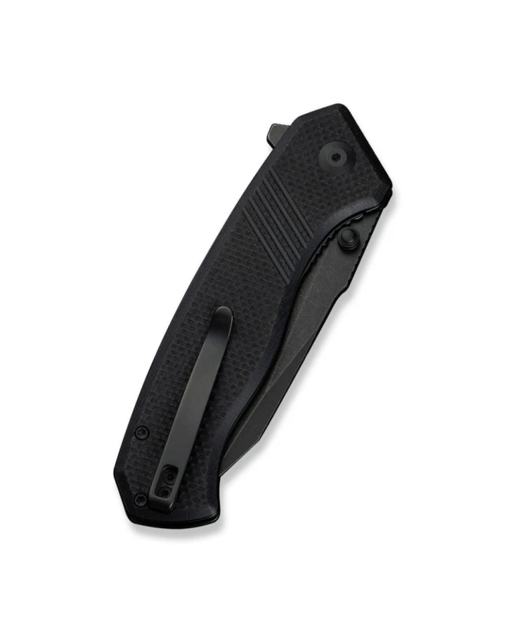 Ніж складаний туристичний Civivi Placoid C23079-1, Sandvik 14C28N, G10, чорний