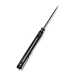 Ніж складаний туристичний Civivi Placoid C23079-1, Sandvik 14C28N, G10, чорний