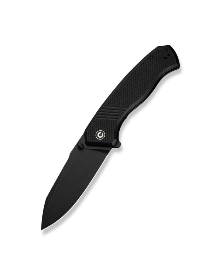 Ніж складаний туристичний Civivi Placoid C23079-1, Sandvik 14C28N, G10, чорний