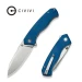 Ніж складаний туристичний Civivi Placoid C23079-2, Sandvik 14C28N, G10, синій